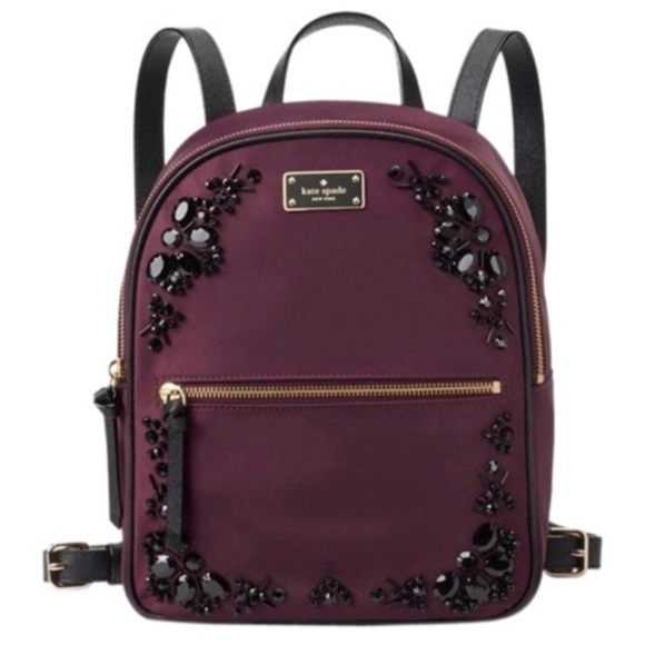 kate spade Handbags - ♦️SOLD♦️ Kate Spade Deep Plum Backpack